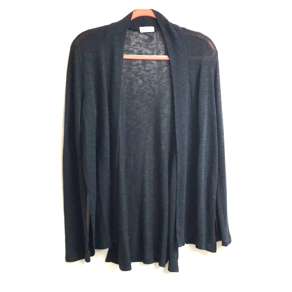 Black long-sleeve sweater
